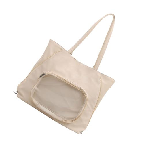 Qsvbeeqj Große Kapazitäts Patchwork Umhängetasche Die Trendige Designs Mit Japanischer Stil Casual Handtasche Für Den Täglichen Gebrauch Trendy Patchwork Umhängetasche Kombiniert von Qsvbeeqj