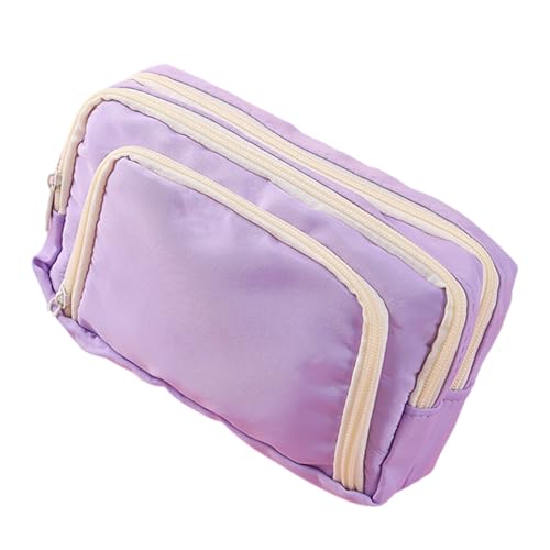 Qsvbeeqj Großes Federmäppchen mit hoher Kapazität, Stiftehalter, Stiftehalter, Filzstiftetui, Organizer für Schule, Büro, Reisen, Mode, A von Qsvbeeqj