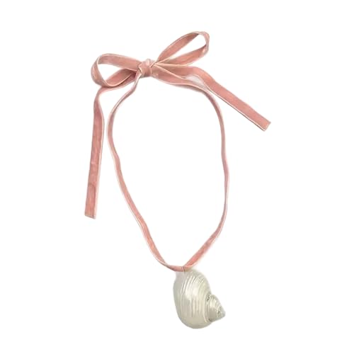 Qsvbeeqj Handgefertigte Seebarschale Perlen Halskette Einstellbarer Strandschmuck Leichtgewichtige Schlüsselbeinkette Für Frauen Geschenke Einzigartiger Ozean Themenschmuck von Qsvbeeqj