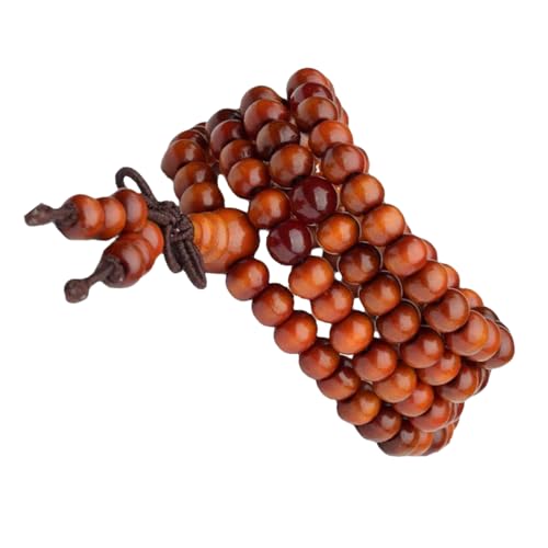 Qsvbeeqj Handwerk Langes Holzperlenarmband Mit Tragbarer Entwürfe Dekoration Für Diejenigen Die Achtsamkeitspraktiken Holzperlenarmband Schätzen von Qsvbeeqj