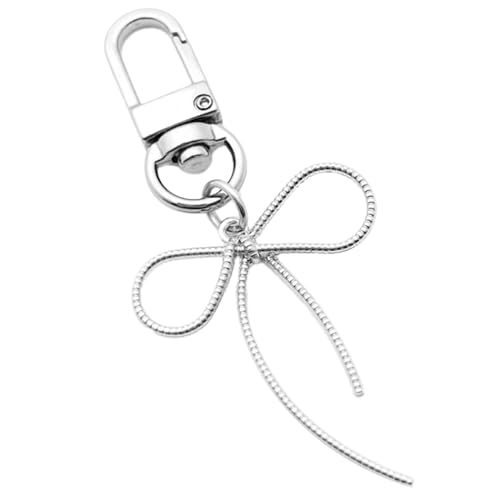 Qsvbeeqj Heckerfassende Schlüsselbund Bunte Bowknot Anhänger Keyring Schmetterlingsknotenschlüsselketten Tragbares Schlüsselrings Accessoire Für Frauen Exquisite Handwerkskunst Schmuck Schmuck von Qsvbeeqj