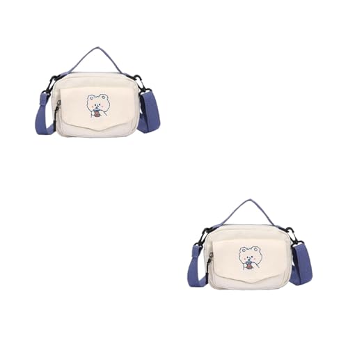 Qsvbeeqj Japanische High School Mädchen Kleine Tasche Frauen Handtaschen Und Geldbörsen Canvas Itabag Crosssbody Taschen Schultertasche von Qsvbeeqj