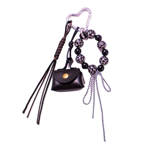 Qsvbeeqj Kompakte Leoparden Print Geldbeutel Keychain Charm Bag Accessoires Praktischer Schlüsselring Für Handtaschen Rucksäcke Und Tägliche Verwendung Stilvoller Frauenzubehör Für Frauen von Qsvbeeqj