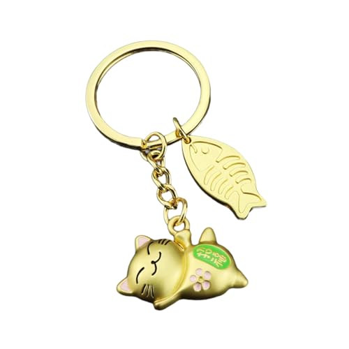 Qsvbeeqj Kreativer Glück Katzenschlüsselketten Zubehör Der Den Wohlstand Tragbaren Charme Für Glück Und Tägliche Verwendung Symbolisiert von Qsvbeeqj