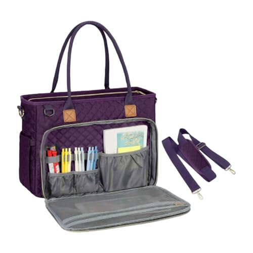 Qsvbeeqj Lehrer Taschen Tasche Utility Bag Arbeitstaschen Für Büroversorgungen Krankenschwester Taschen Briefzüge Business Computer Geldbeutel Handtasche Computer Messenger Handtasche von Qsvbeeqj