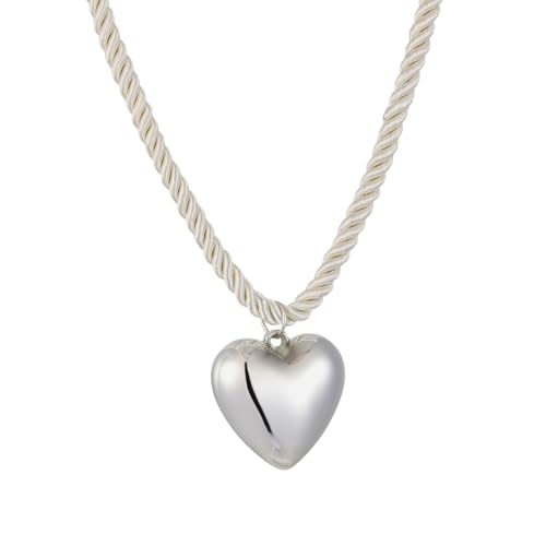 Qsvbeeqj Mode Herzheizkette Bowknot Legierungstextur Geeignet Für Frauen Modische Und Trendige Schmuck Einfach Qsvbeeqj Mode Herzheizkette Bowknot Legierungstextur Geeignet Für Frauen Modische Und Trendige Schmuck Einfach von Qsvbeeqj