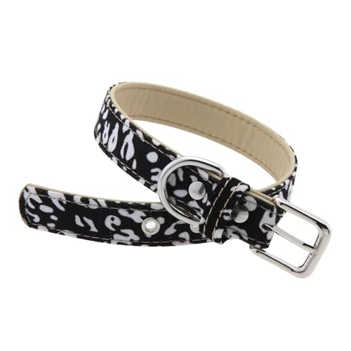 Qsvbeeqj Mode Kunstleder Verstellbarer Halskette Mit Gürtelschnallen Design Leopardenmusterkragen Für Tägliche Verschleiß Und Partys Mode Unisex Chokers Halskette Geschenk von Qsvbeeqj