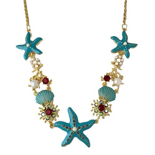 Qsvbeeqj Mode Seestarfishes Muschel Imitation Perlen Strsestones Armband Accely Accessoire Für Women Beach Styles Spezielle Geschenke Strandstile Schmuck von Qsvbeeqj