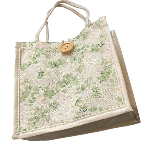 Qsvbeeqj Mode Stofftasche Tasche Mit Blumenmuster Top Taschen Freiländebuchhandbuch Für Mode Frauen Blumenstoff Handtasche von Qsvbeeqj