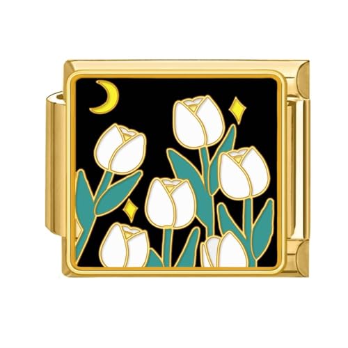 Qsvbeeqj Modulare Schmuckbefunde Perlen Armbandmodul Themen Schmuck Make Charme Link Edelstahl Textur Armband Halskette Modular Modular von Qsvbeeqj