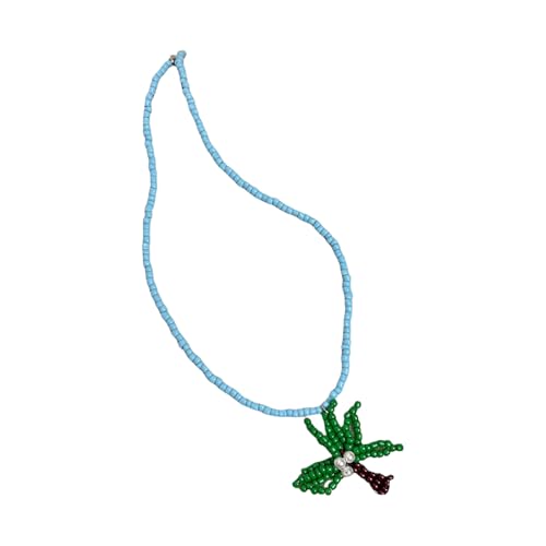 Qsvbeeqj Muschelperlen Halskette Kokosnussbaum Charm Legierung Acryl Schmuck Für Urlaubsoutfits Und Poolpartys Urlaubsmotiv Shell Perlen Halskette von Qsvbeeqj