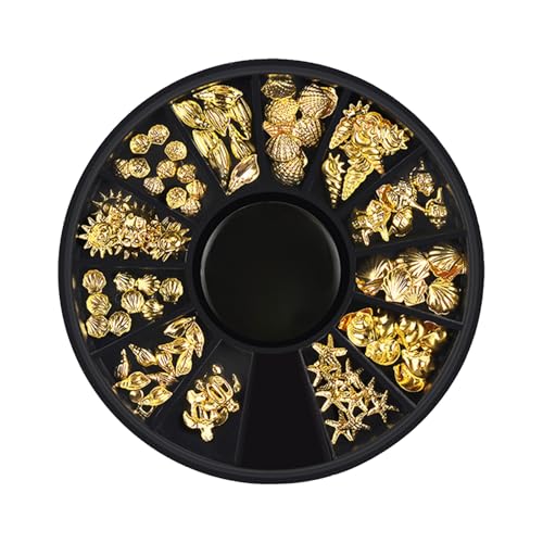 Qsvbeeqj Nail Art Pailletten Glitzer Nagelkunst Aufkleber Metallrahmen Für Muschel Stollen Auf Nägeln Charm Schmuck 1 Pailletten von Qsvbeeqj