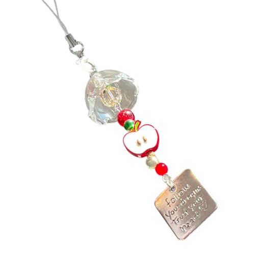 Qsvbeeqj Obstperle Telefonkette Mode Hängende Ornament Stilvolle Tasche Anhänger Tasche Charme Für Mode Einzelpersonen Äpfel Perlen Charme Vorhanden von Qsvbeeqj