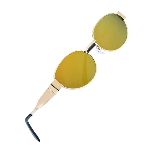 Qsvbeeqj Ovalals Unisex Sonnenbrille Metallrahmen Katzenauge Sonnenbrille für Männer Frauen Leichtmetallrahmen, Do Qsvbeeqj Ovalals Unisex Sonnenbrille Metallrahmen Katzenauge Sonnenbrille für Männer Frauen Leichtmetallrahmen, Do von Qsvbeeqj