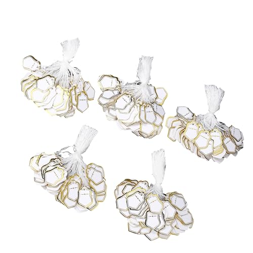 Qsvbeeqj Premium Gold/Silberfolie Stars Preise Tickets Vor Gebohrten Hanglöchern Robuste Recycelte Papiergeschäfte Waren Kennzeichnungsvorräte Premium Gold/Silber Papier Tickets Für Schmuck von Qsvbeeqj