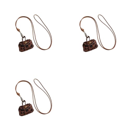 Qsvbeeqj Retro Stile Hängende Nackenbeutel Halskette Mit Ledermaterial Für Ohrhörer Und Münze Tragbar Und Robustes Modezubehör von Qsvbeeqj