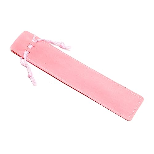 Qsvbeeqj Samt-Stiftbeutel, Stiftetasche, Geschenktasche, einzigartige Griffe, Hülsenverpackung für Schule, Business, Büro, kratzfest, A von Qsvbeeqj