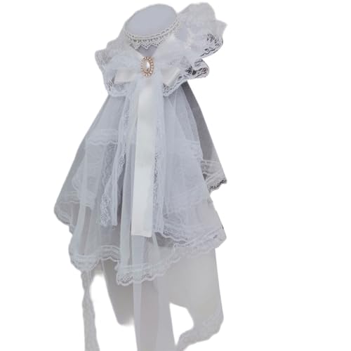 Qsvbeeqj Schleier mit Schleife, kleiner Hut mit Haarspange, modische Kopfbedeckung für Damen, Teenager, Halloween, Haarschleifen, Maskeraden, Party-Kopfbedeckung Qsvbeeqj Schleier mit Schleife, kleiner Hut mit Haarspange, modische Kopfbedeckung für Damen, Teenager, Halloween, Haarschleifen, Maskeraden, Party-Kopfbedeckung von Qsvbeeqj