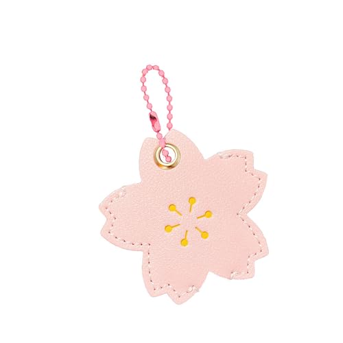 Qsvbeeqj Schlüsseletui in Blumenform, für den täglichen Gebrauch, schützt Schlüssel vor Kratzern und sorgt für eine einfache Handhabung, Ledertextur von Qsvbeeqj