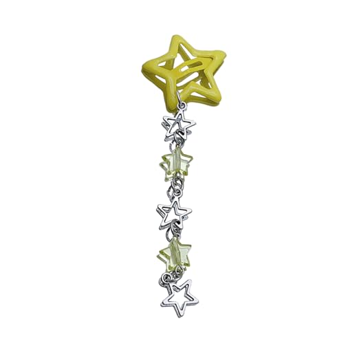 Qsvbeeqj Star Fringe Pendent Haarclip Haarnadel Mit Dekoration Farbenfrohe Haare Barrette Für Mädchen Stil Ornamente Haarschmuckzubehör Accessoires von Qsvbeeqj