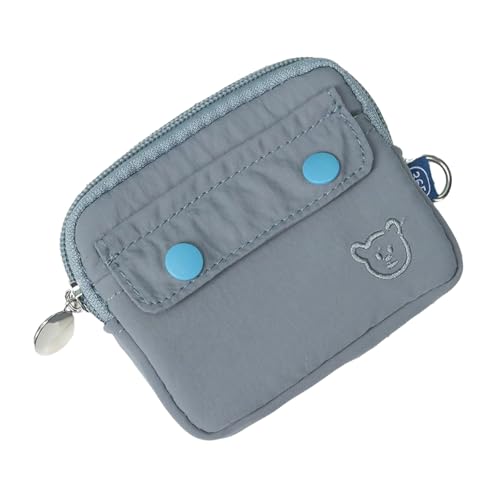 Qsvbeeqj Starke Polyester Geschlossene Brieftaschen Verschleiß Resistant Design Geräumige Kartenschlitze Kompakte Münzorganisatoren Für Mobilität Praktische Polyester Münz Beutel von Qsvbeeqj