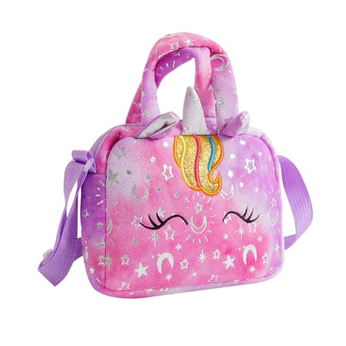 Qsvbeeqj Stilvolle Kinder-Umhängetasche, leicht, Reise-Handtasche, Münzgeldbörse, Bleistifttasche für Mädchen, Studenten, Aufbewahrung von Bleistiften, a, One Size von Qsvbeeqj
