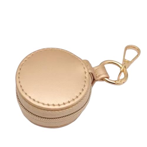 Qsvbeeqj Stylische Miniatur Schmuckschachtel Schlüsselbund Für Frauen Unterwegs Mit Schützender Weichfutter Und Einfacher Zugang Zu PU Lederringen Stilvolle Schmuck Organisatoren von Qsvbeeqj