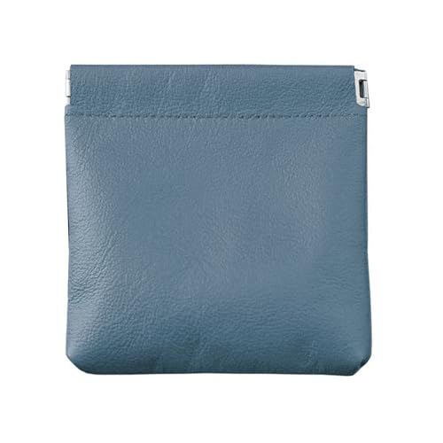 Qsvbeeqj Stylish PU Ledermünze Geldbörse Metall Spring Top Verschluss Für Einfache Zugang Wechselgeldbeuler Kartenhalter Geld Brieftasche Mode Geldbeutel von Qsvbeeqj