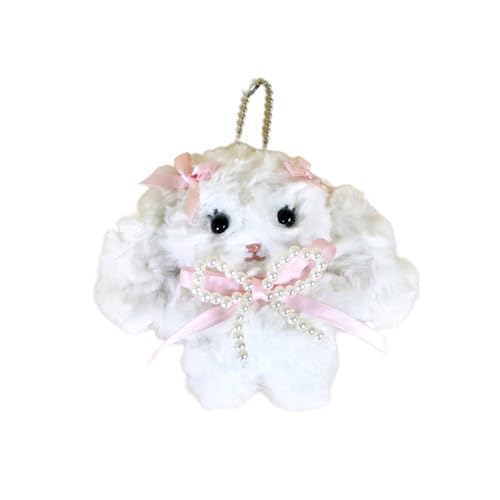 Qsvbeeqj Süße Kaninchen Anhängerschlüsselkette Mit Langen Ohren Und Bowknot Plüsch Tierschlüsselungs Accessoire Stylische Mädchen Bag Dekoration von Qsvbeeqj