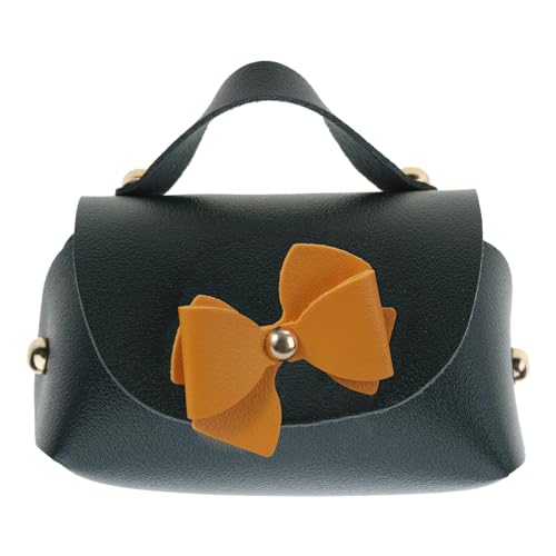 Qsvbeeqj Süßigkeitentaschen für Hochzeiten, aus PU-Leder, kreativ, tragbar, aus PU-Leder, Geschenktasche, Partytasche, Verzierung, für Süßigkeiten, Dunkelgrün von Qsvbeeqj