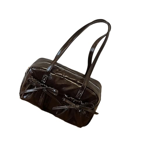 Qsvbeeqj Trendy Damen Unterarmtasche Bögen Umhängetasche PU Achselhülle Elegante Handtasche Für Den Täglichen Gebrauch Und Besondere Anlässe Modischer Frauenschule von Qsvbeeqj