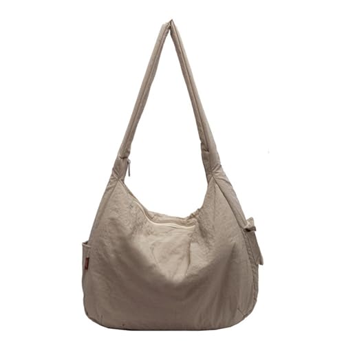 Qsvbeeqj Unisex Dumpling Umhängetasche Mit Reichlich Space Crossbody Geldbeutel Casual Satchel Für Den Alltag Essentialu Nylon Messenger Tasche von Qsvbeeqj