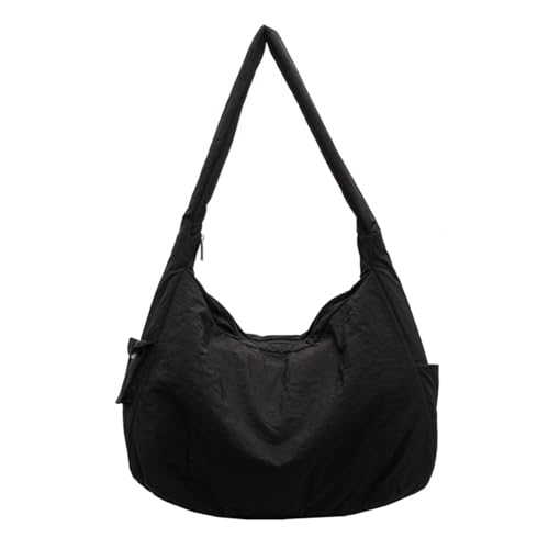 Qsvbeeqj Unisex Dumpling Umhängetasche Mit Reichlich Space Crossbody Geldbeutel Casual Satchel Für Den Alltag Essentialu Nylon Messenger Tasche von Qsvbeeqj