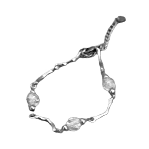 Qsvbeeqj Verstellbarer Perlen Halskette/Armband Stilvolle Handgefertigte Frauenschmuckmodie Leichtmetallaccessoire Für Tägliche Kee Trendy Mode Accessoire von Qsvbeeqj