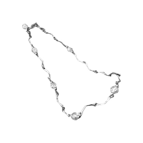 Qsvbeeqj Verstellbarer Perlen Halskette/Armband Stilvolle Handgefertigte Frauenschmuckmodie Leichtmetallaccessoire Für Tägliche Kee Trendy Mode Accessoire von Qsvbeeqj