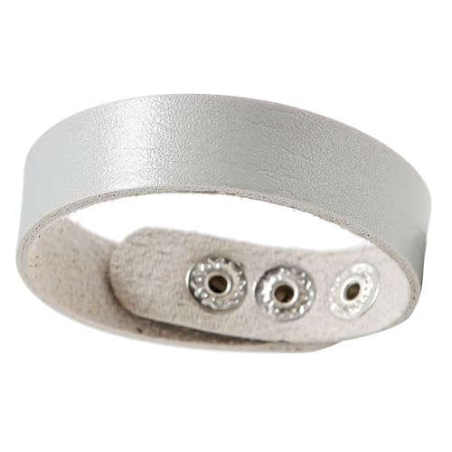 Qsvbeeqj Verstellbares PU Leder Armband Anpassbares Slider Design Für 14 22 Cm Handgelenke Leicht Elegantes Schmuck Geschenk Eisenverschluss Lederarmband von Qsvbeeqj