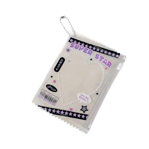 Wasserdichte PVC Transparente Kartenbrieftasche Modische Mädchen Kleine Aufbewahrungstaschen Für Tägliche Trage Und Reise Verwenden Schlanke Foto Speicher Brieftasche von Qsvbeeqj