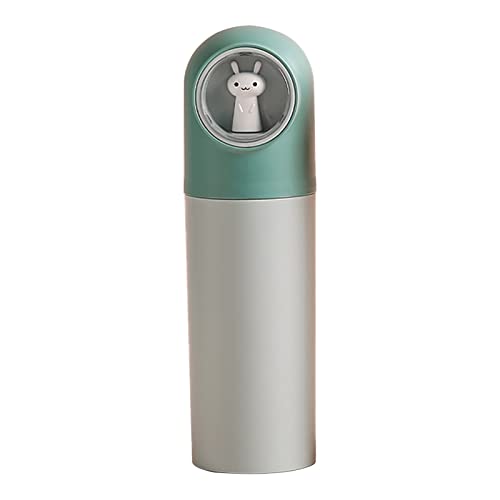 Reisezahnbürste für Koffer und Transportbox Tragbare Geschäftsreisen Becherhalter Organizer Reise und Bad Dail Kinder Zahnbürste Verdeckte Badezimmer mit Becher Abdeckung, grün, Taglia Unica von Qsvbeeqj