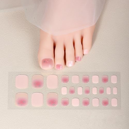 Salon Gel Zehennagelstreifen Schnell Trocknende Gel Wraps LED Lampe Erforderlich Modischer Zehennagel Appeal Für Frauen Und Mädchen von Qsvbeeqj