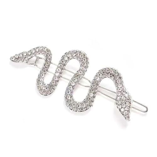 Schlangenkopfbewegungen Mit Glitzernden Strassstiften Haarnadeln Vintage Perlen Legierungshaarzubehör Für Frauen Und Mädchen von Qsvbeeqj