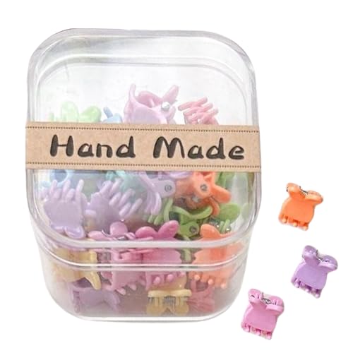 Schmetterlings-Haarspange, kleine Haarklammer, modische Herzverzierung, Prinzessinnen-Haarspangen, Haarstyling-Werkzeug, Ornamente von Qsvbeeqj