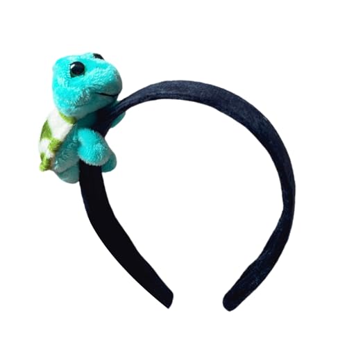 Schöne Plüsch-Schildkröten-Brosche für Kinder, Haarstyling-Haargummi, Cartoon-Haarreifen, starker Halt, Haarstyling-Werkzeug von Qsvbeeqj