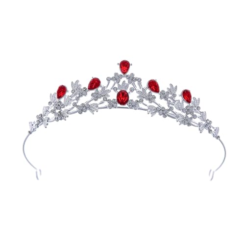 Sprudelnde Hochzeitskrone Mit Schillernden Strasssteinen Crystal Design Bequeme Legierungsstruktur Metall Kopfstück Für Tägliche Schillernde Prinzessin Fotoshooting Crown von Qsvbeeqj