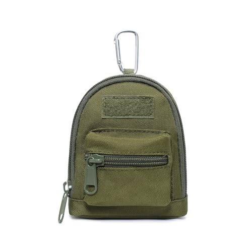 Stilvolle Herren-Taillenwechseltasche, Geldbörse mit Kartenfach und Münzfach für Herren, Militärgrün, Mass Beauty von Qsvbeeqj