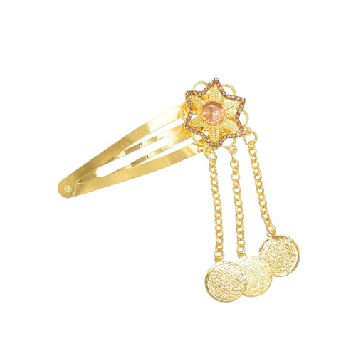 Stilvolles Metallhaarteil für Damen, Vintage-Haarspange, Legierung, Textur für jugendliche Frauen, die Retro- und moderne Fusionen lieben von Qsvbeeqj