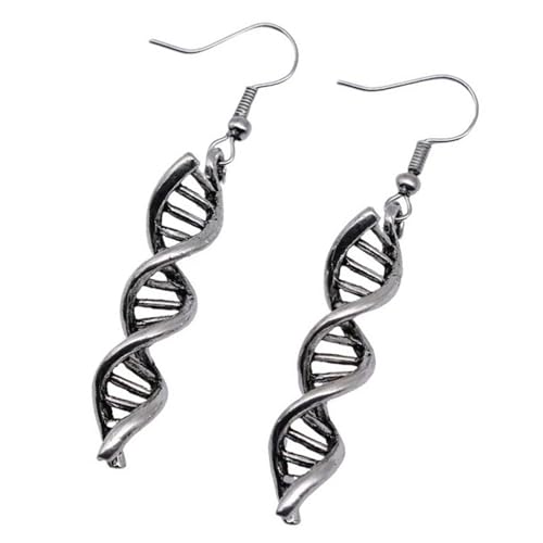 Stylish DNA Inspirierte Ohrringe Unverwechselbare DNA Design Ohrringe Charme Für Diejenigen Die Wissenschaft Und Stile Modische Wissenschaftliche Accessoires Schätzen von Qsvbeeqj