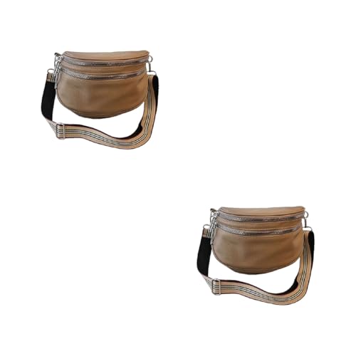 Trendy Wide Gurt Umhängetasche Große Kapazität Satchel Casual Crossbody Solid Color Pendeln Pack Casual Crossbody von Qsvbeeqj