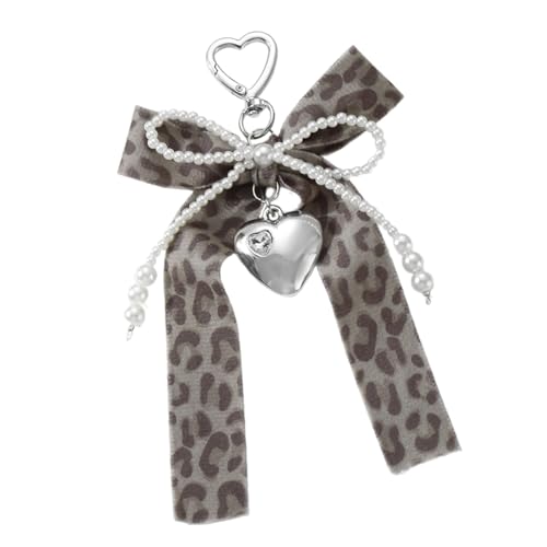 Unique Leoparden Druckbögen Mit Stern Und Herz Detail Taschen Dekoration Retro Styles Taschen Accesories Schlüsselring Für Frauen Fashion Geschenk von Qsvbeeqj