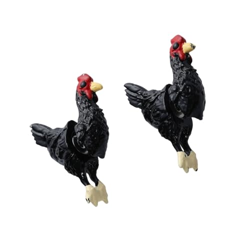 Verspielte Rooster Designs Zierliche Ohrstifte Allergie Resistent Metal Casual Ohrringe Accessoires Für Frauen Cartoon Hühnerohrringe von Qsvbeeqj