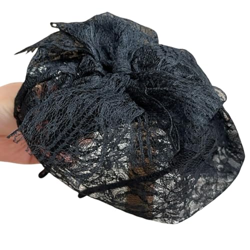 Vintage-Kopfbedeckung aus Spitze für Damen, Party-Haar-Accessoire, Kopfschmuck für Mode zu Abend Party Make-up von Qsvbeeqj